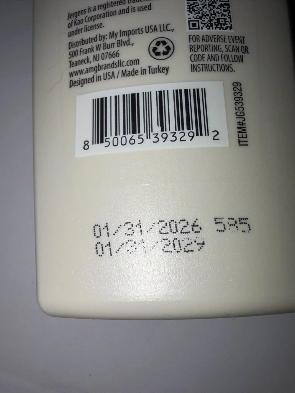 Jergens Hand Wash Enriching Shea Butter Liquid Soap 8.45 oz Set Of 3